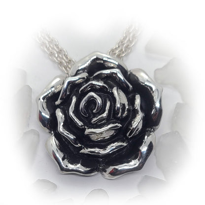 IRC Rose Sterling Silver Pendant
