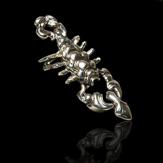 IRC Scorpion Silver Finger-Tip Ring