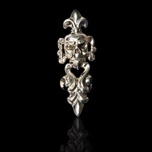 IRC Skull Silver Finger-Tip Ring