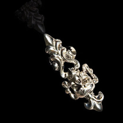 IRC Skull Silver Finger-Tip Ring