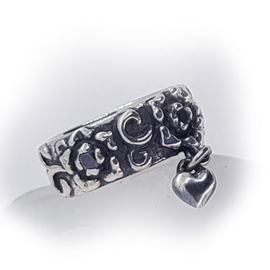 IRC Wedding Band Sterling Silver Ring