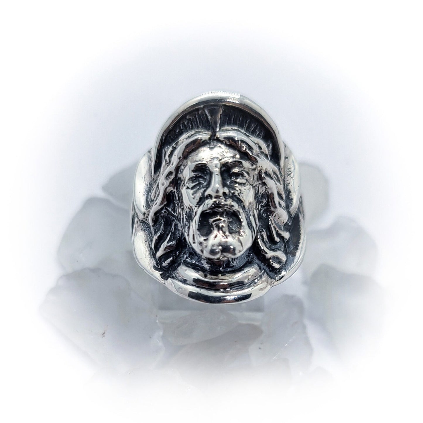 Jesus Christ Sterling Silver Ring