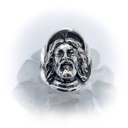 Jesus Christ Sterling Silver Ring
