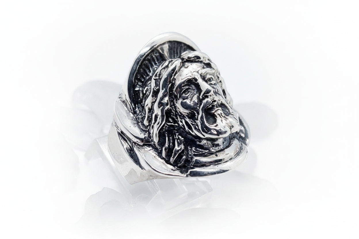 Jesus Christ Sterling Silver Ring