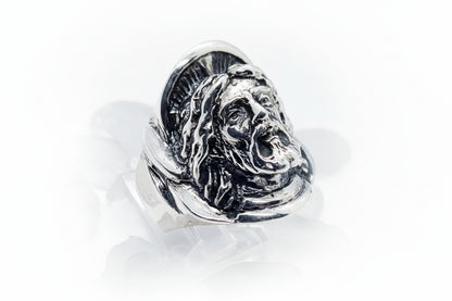 Jesus Christ Sterling Silver Ring