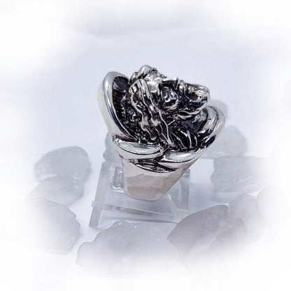 Jesus Christ Sterling Silver Ring