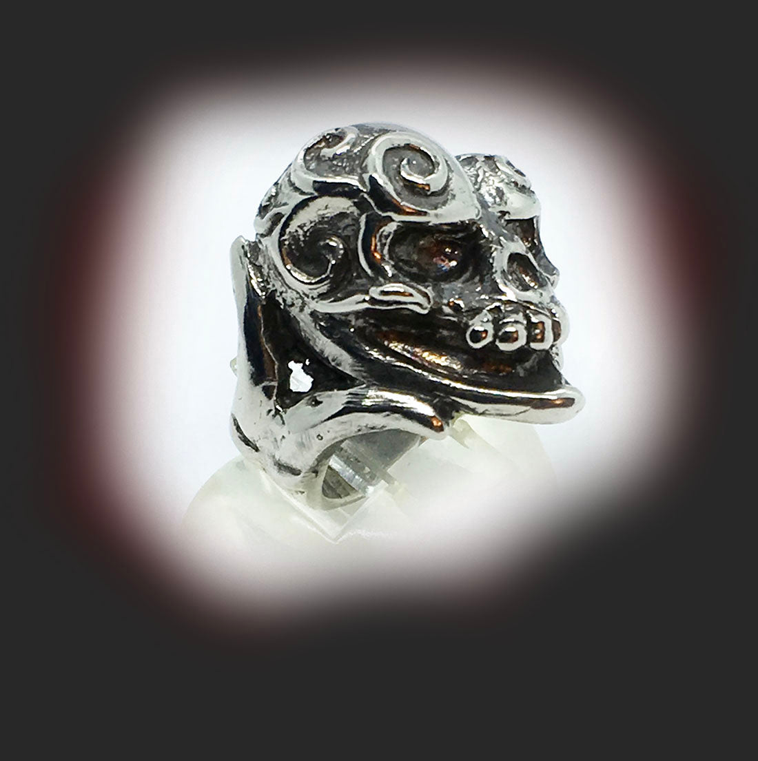 Jokers Love Skull Sterling Silver Ring
