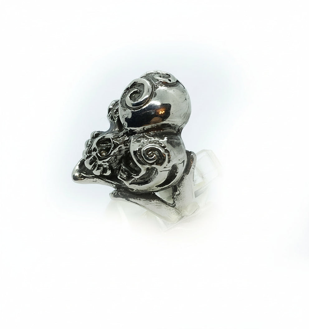Jokers Love Skull Sterling Silver Ring
