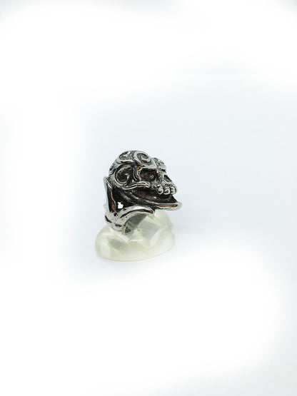 Jokers Love Skull Sterling Silver Ring