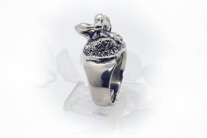 Sexy Kama Sutra Sterling Silver Erotic Ring