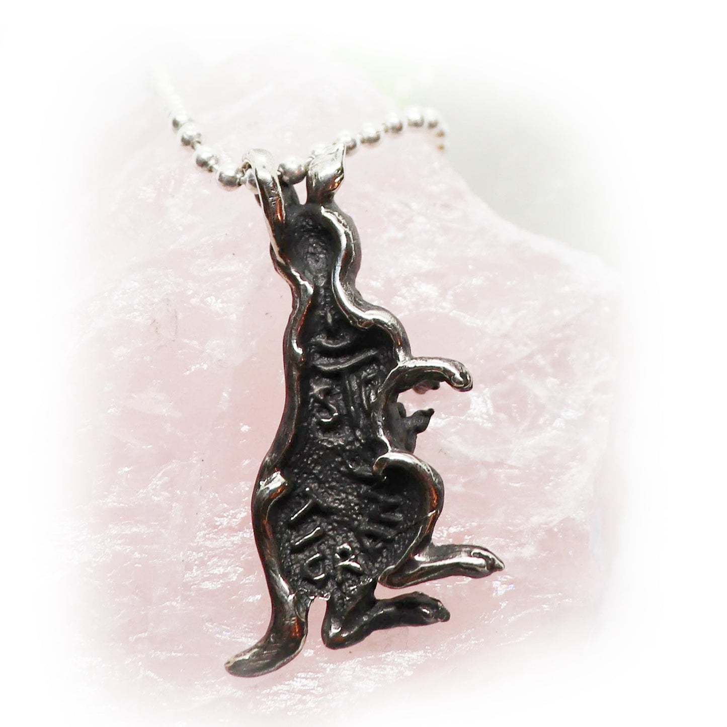 Kangaroo Sterling Silver Pendant