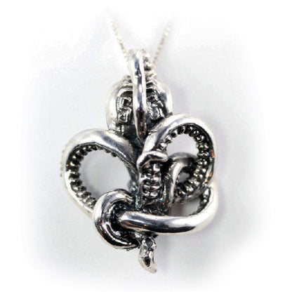 King Cobra Sterling Silver Pendant