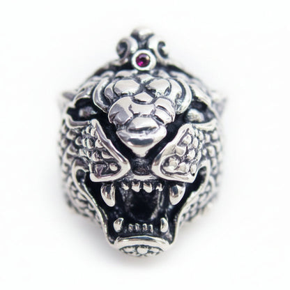 King Jaguar Sterling Silver Ring