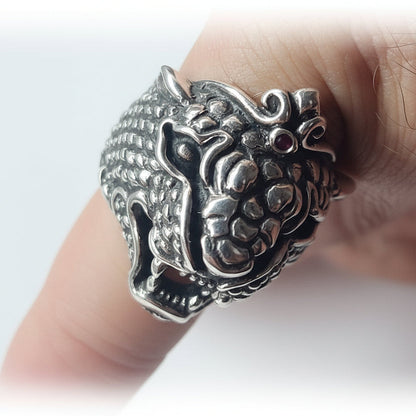King Jaguar Sterling Silver Ring