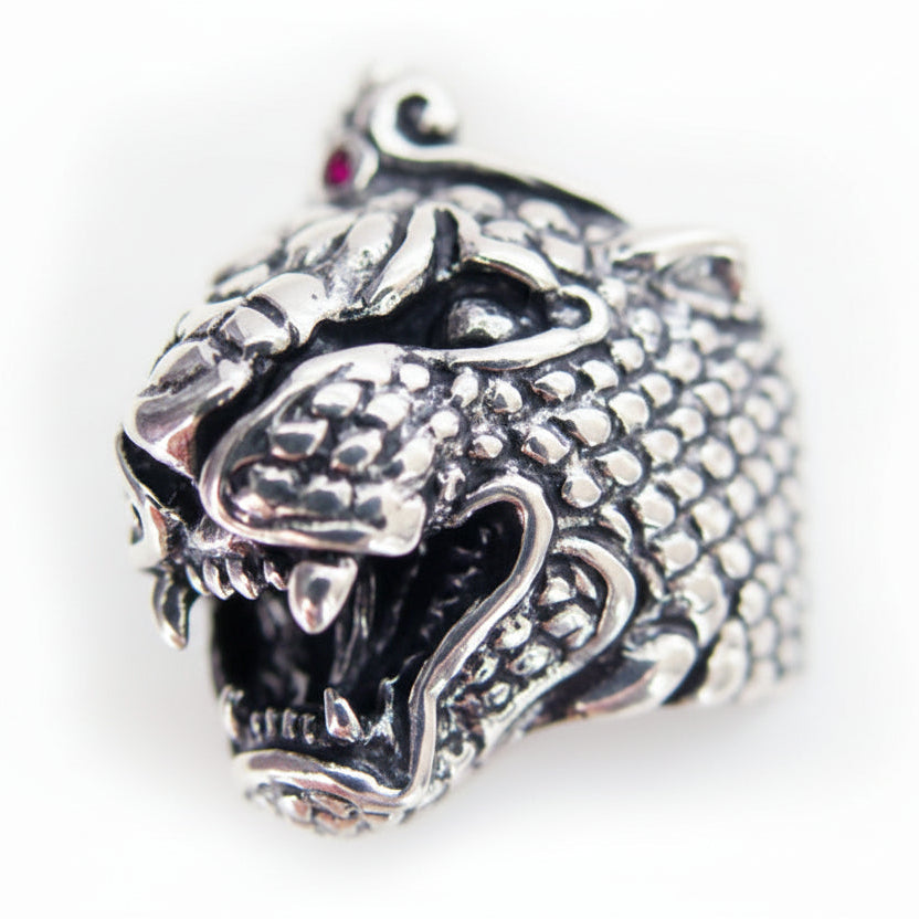 King Jaguar Sterling Silver Ring