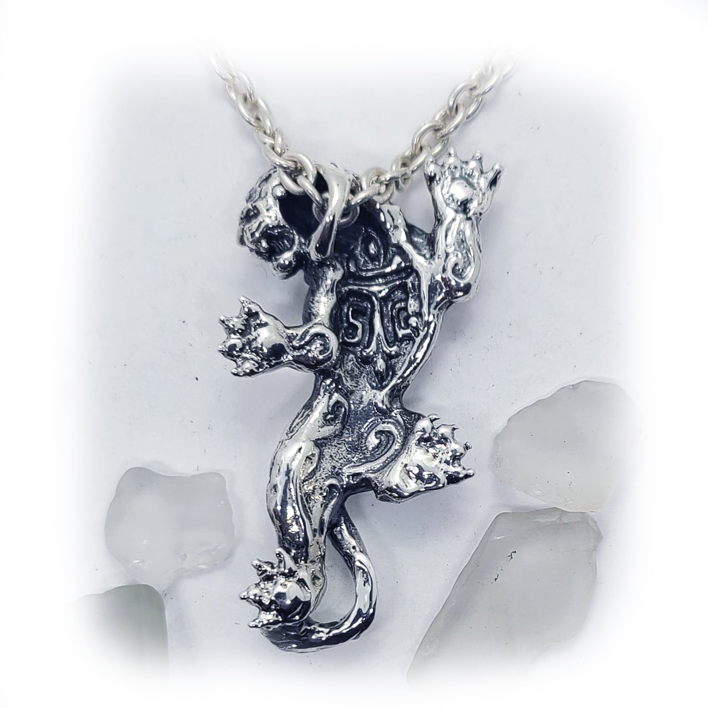 King Lion Sterling Silver Pendant V4