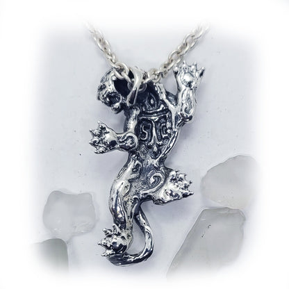 King Lion Sterling Silver Pendant V4