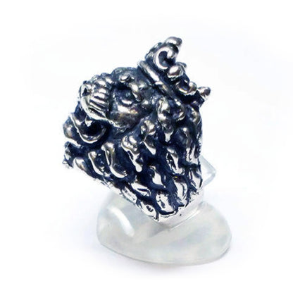 King Of Lions Sterling Silver Ring