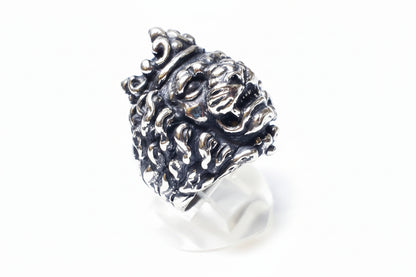 King Of Lions Sterling Silver Ring