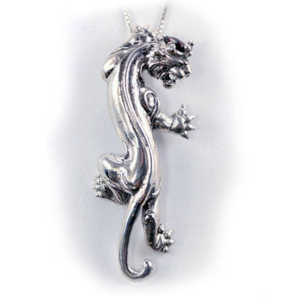 King of Jaguar Sterling Silver Pendant