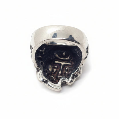 King of Soccer Football Lion Sterling Silver Ring
