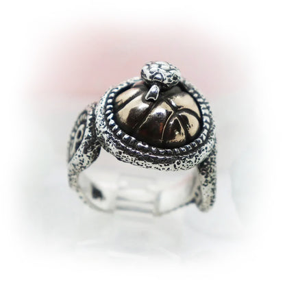 Kobe Bryant Black Mamba 8 24 Sterling Silver and Bronze Ring v2