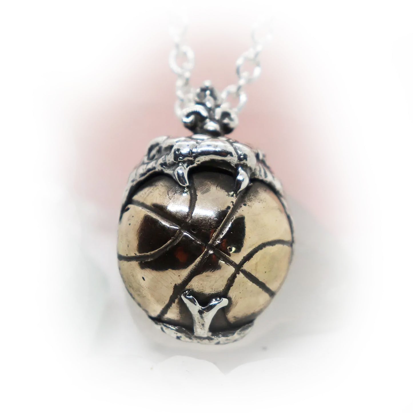 Kobe Bryant Black Mamba Dominate Sterling Silver and Bronze Pendant