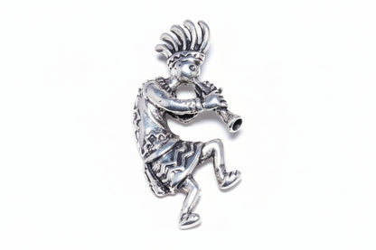 Kokopelli Sterling Silver Pendant