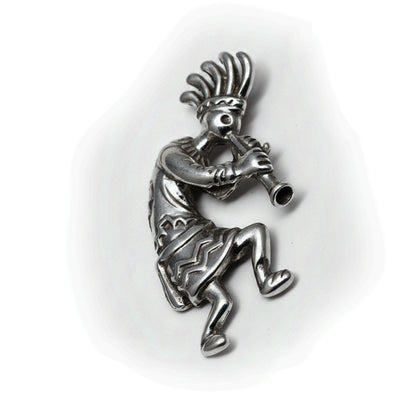 Kokopelli Sterling Silver Pendant