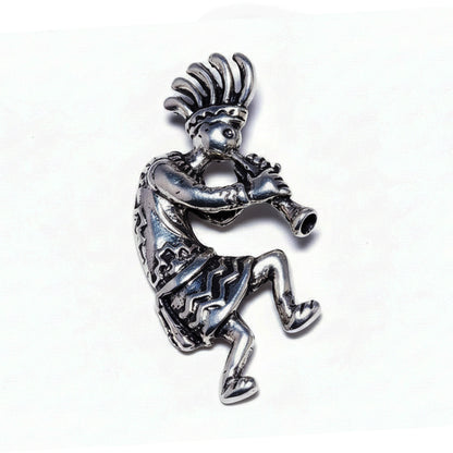 Kokopelli Sterling Silver Pendant