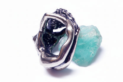 Lady Body Sterling Silver Ring