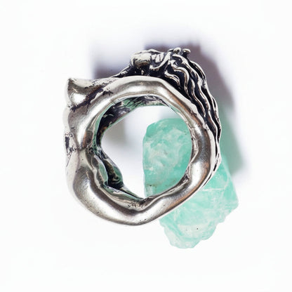 Lady Body Sterling Silver Ring