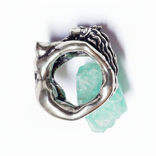 Lady Body Sterling Silver Ring