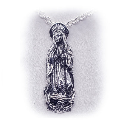 Lady of Guadalupe Sterling Silver Pendant
