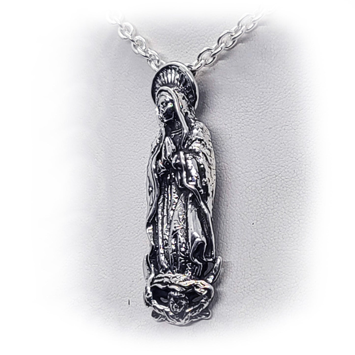 Lady of Guadalupe Sterling Silver Pendant