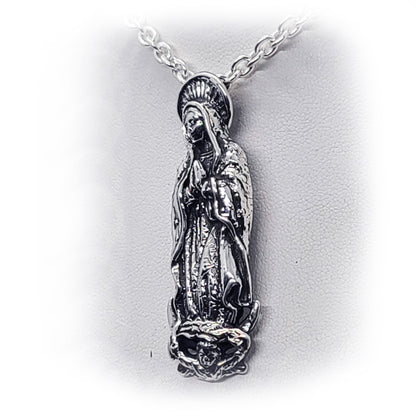 Lady of Guadalupe Sterling Silver Pendant