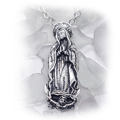 Lady of Guadalupe Sterling Silver Pendant