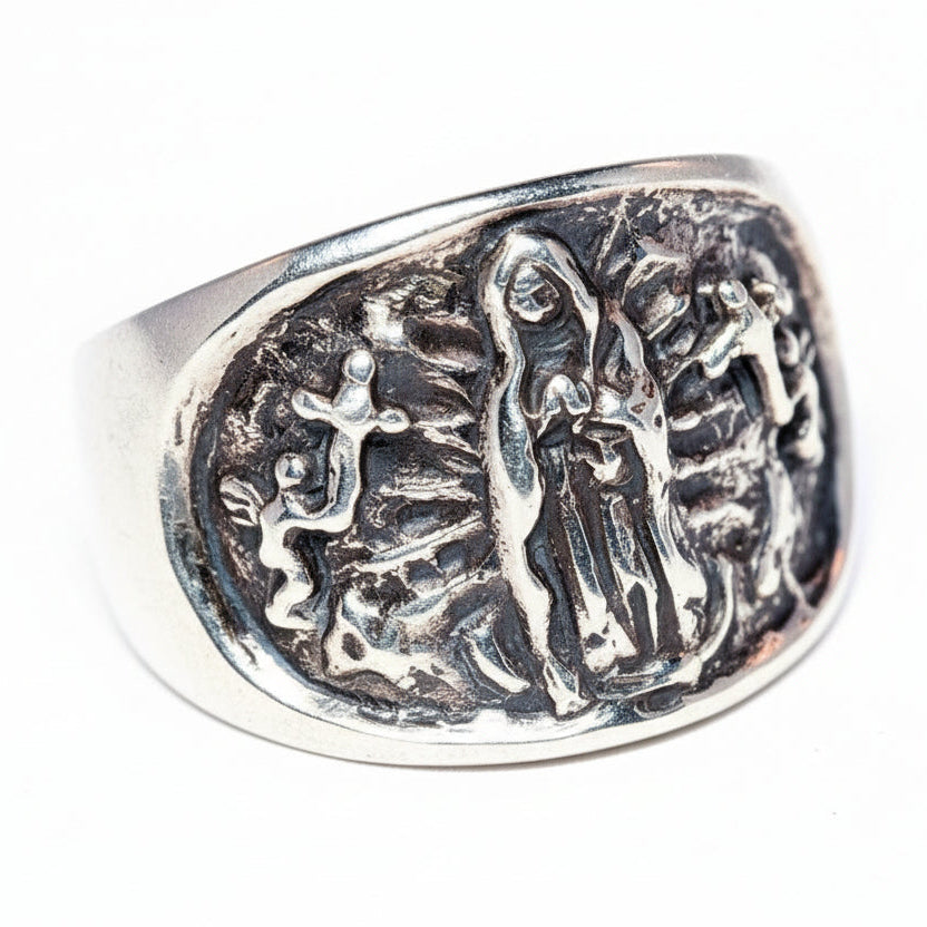 Lady of Guadalupe Sterling Silver Ring