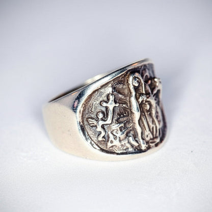 Lady of Guadalupe Sterling Silver Ring