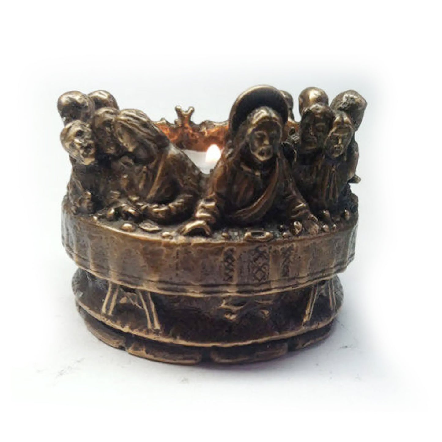 The Last Supper Bronze Candle V1 small