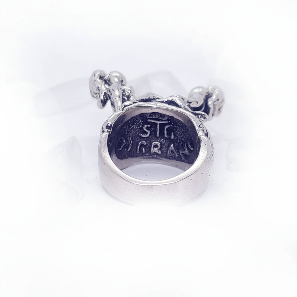 Sexy Lesbians Couple Making Love Sterling Silver Erotic Ring