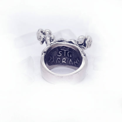 Sexy Lesbians Couple Making Love Sterling Silver Erotic Ring