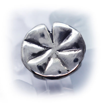 Lily Pad Flower Sterling Silver Ring