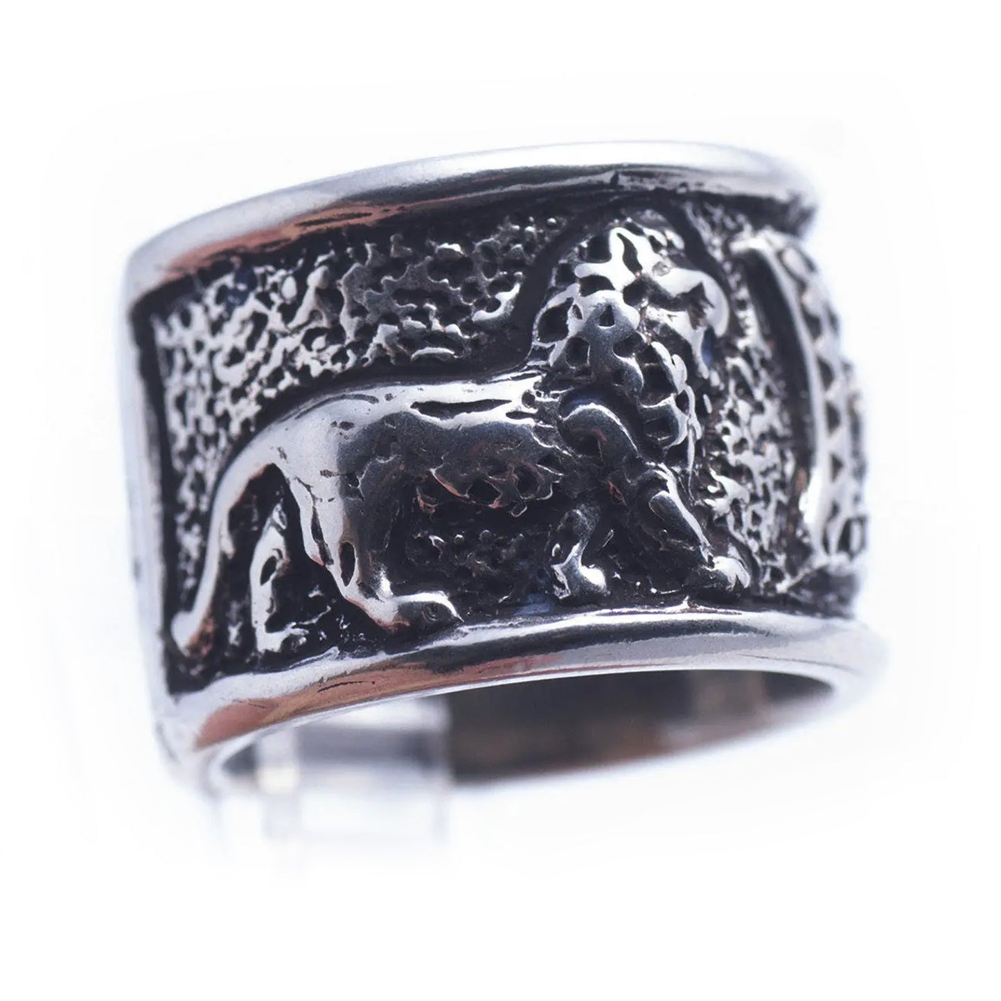 Lions Erebuni Sterling Silver Ring V2