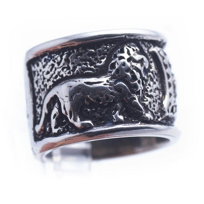 Lions Erebuni Sterling Silver Ring V2