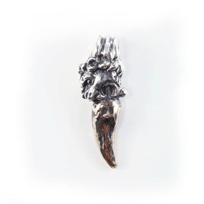 Lion Fang Sterling Silver Pendant