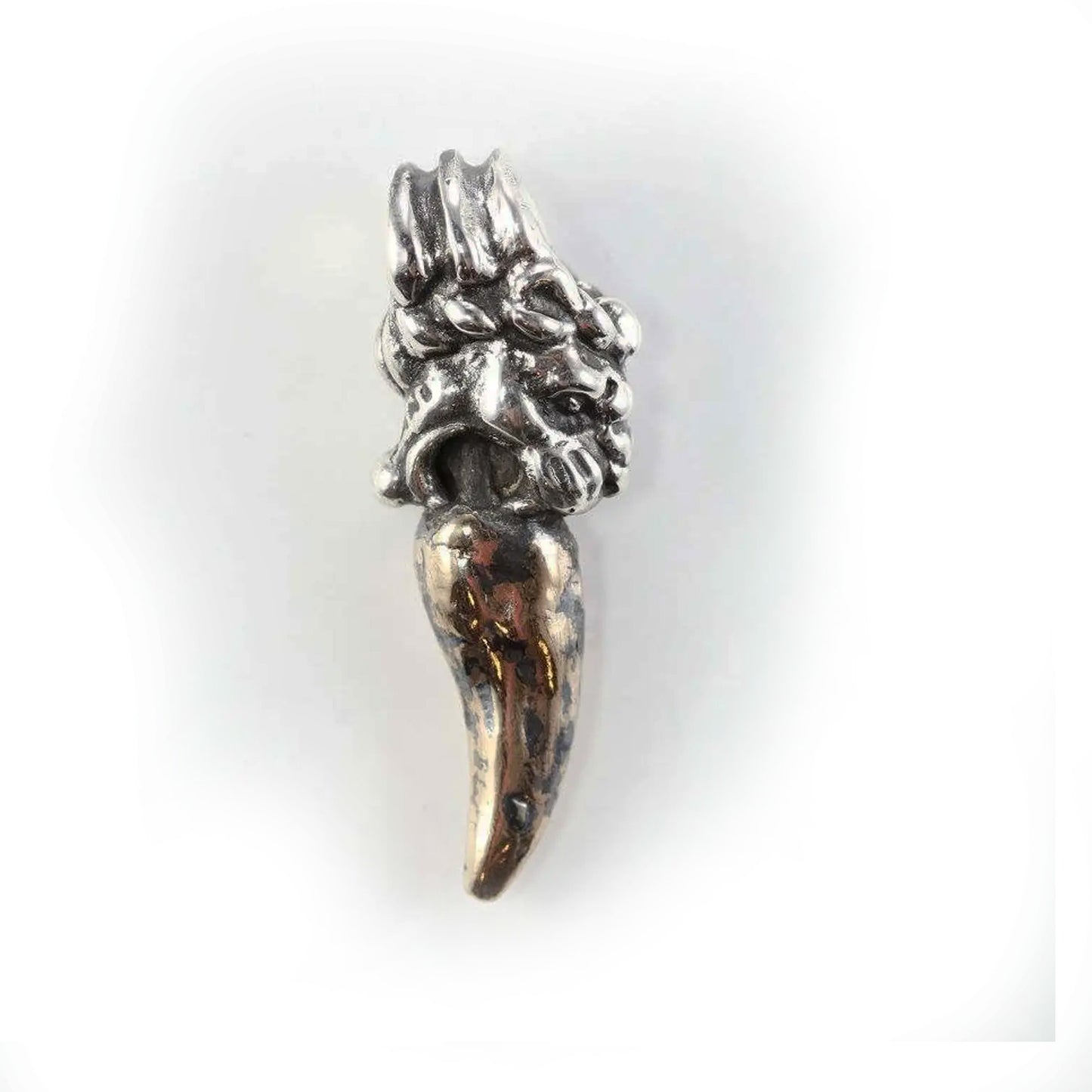Lion Fang Sterling Silver Pendant