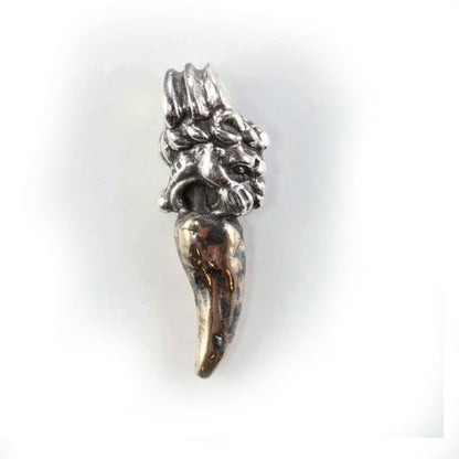 Lion Fang Sterling Silver Pendant