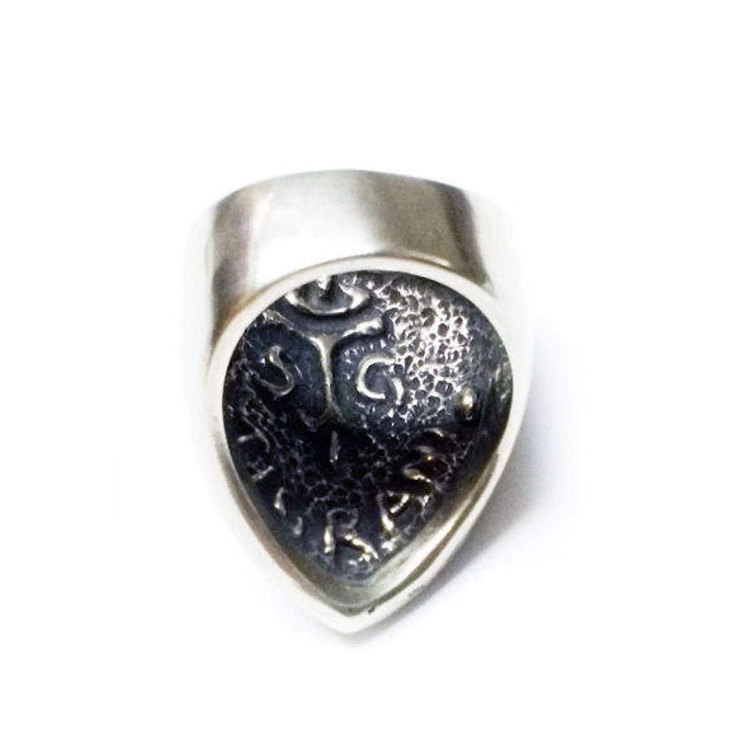 Lion Shield sterling Silver Ring