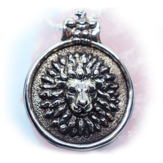 Lion Sterling Silver Pendant